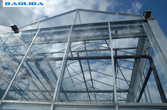نفق Venlo Glass Greenhouse تحكم أوتوماتيكي بالكامل في المناخ