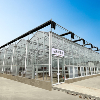 جودة  Multi Span Hyroponic Galvanized Float Venlo Greenhouse Glass Agricultural Kits مصنع
