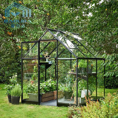خيمة الدفيئة بحجم نصف لتر عباد الشمس البستانية مع لوح زجاجي